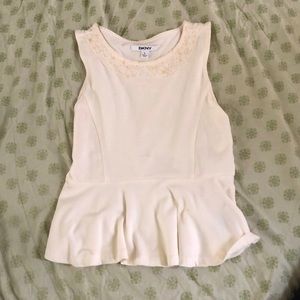 DKNY peplum top (NWT)
